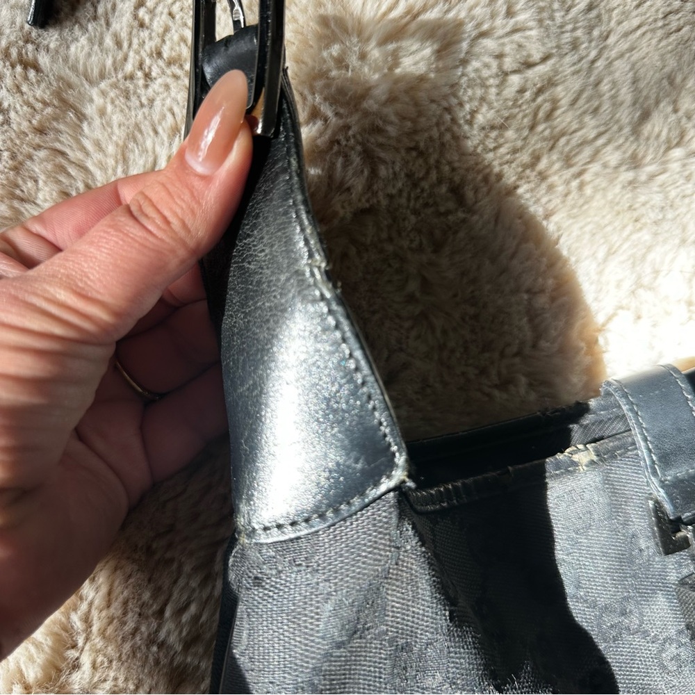 Project Bag: Gucci Tom Ford Jackie Black Monogram Shoulder Bag - Picture 5 of 13